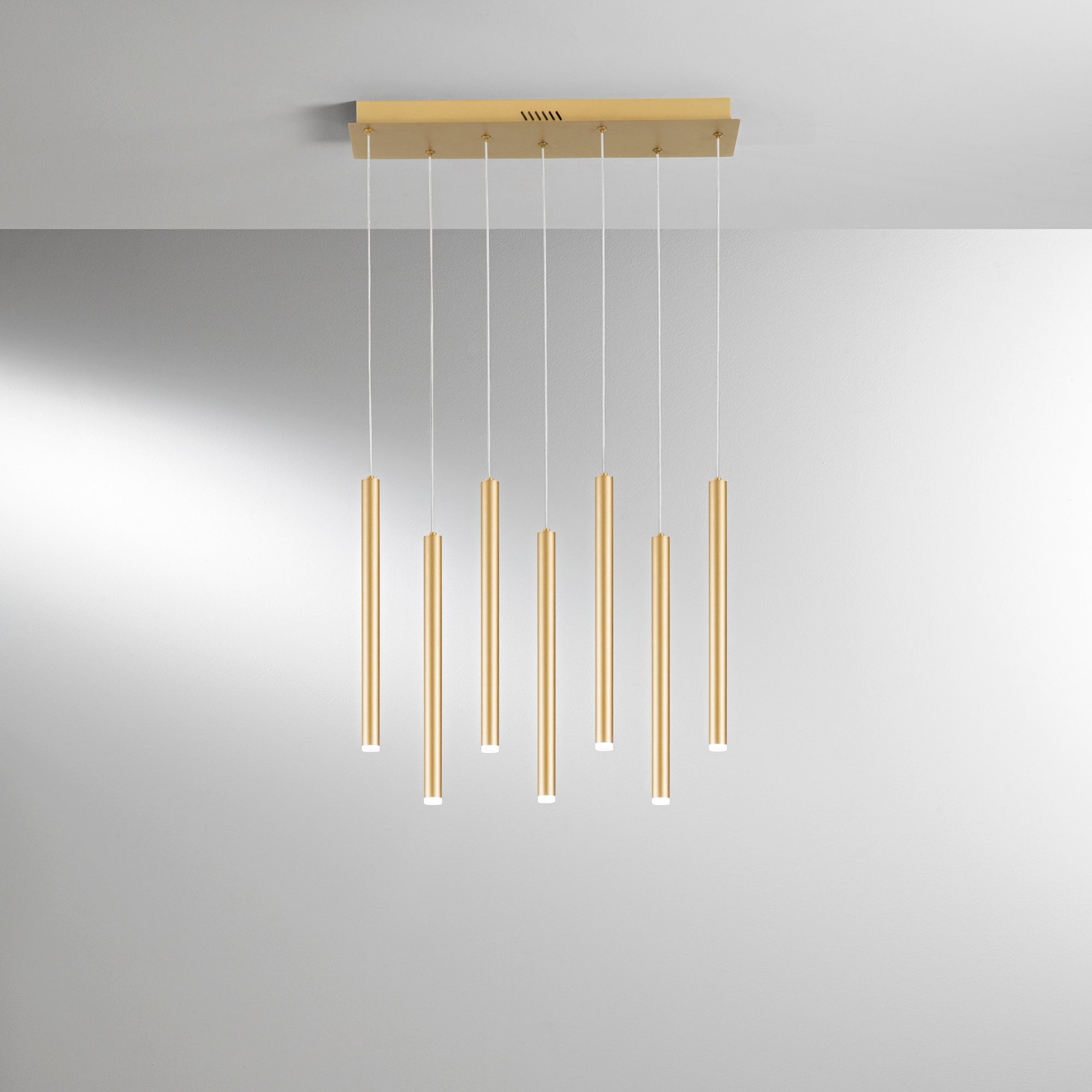 SOSPENSIONE LED PYPE ORO 35W 3290LM CCT 2,5X41X200CM
