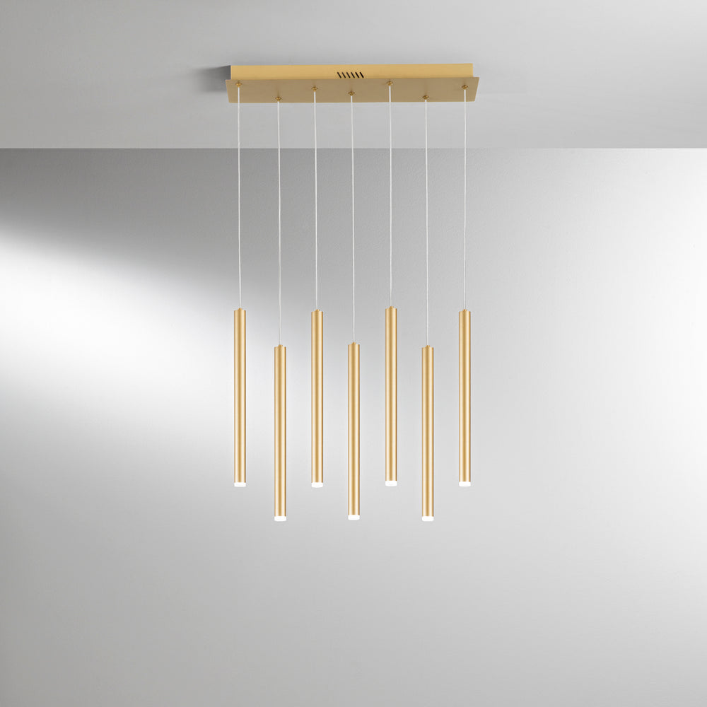 SOSPENSIONE LED PYPE ORO 35W 3290LM CCT 2,5X41X200CM