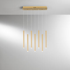 SOSPENSIONE LED PYPE ORO 35W 3290LM CCT 2,5X41X200CM