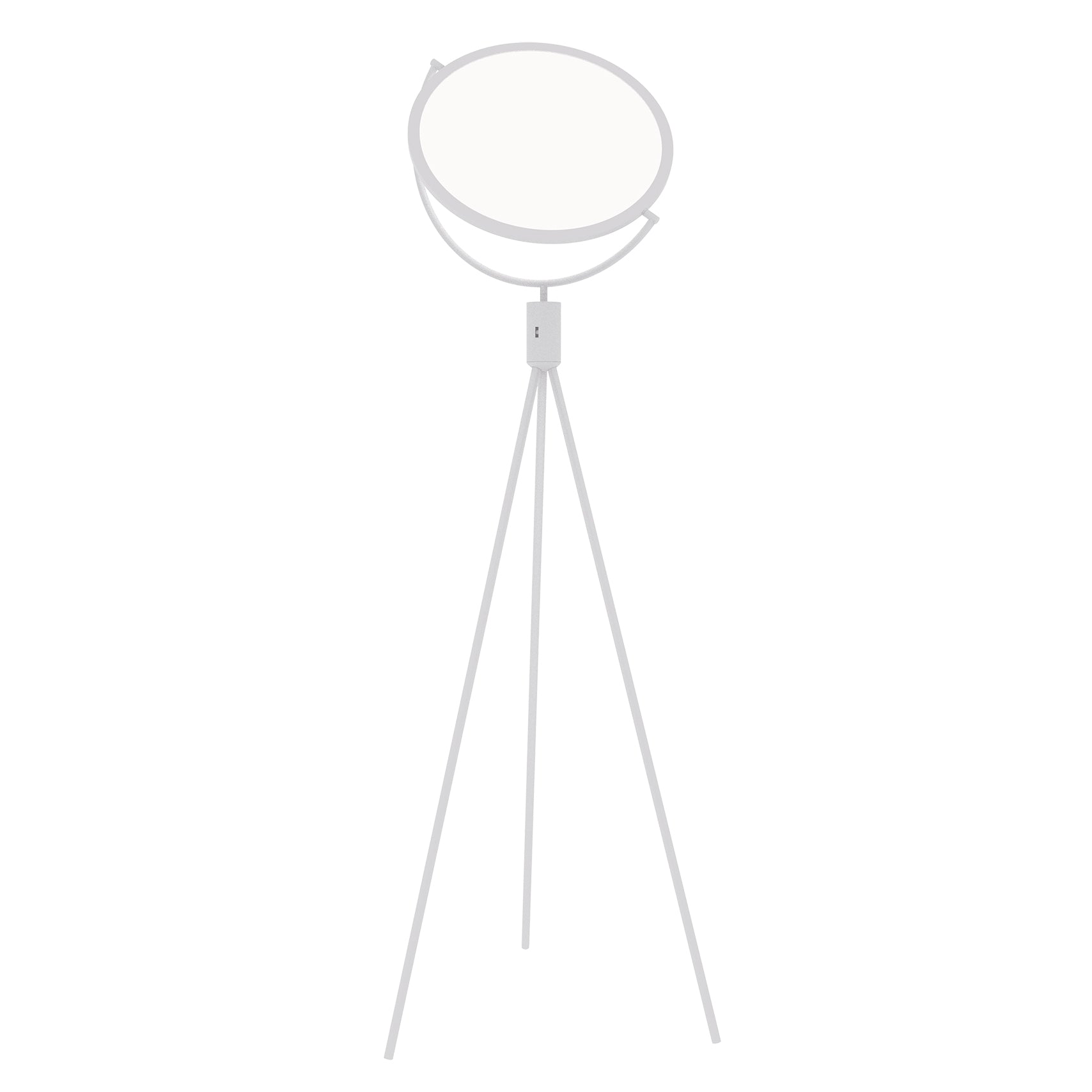 "Piantana LED RADAR in metallo bianco con diffusore orientabile, CCT"