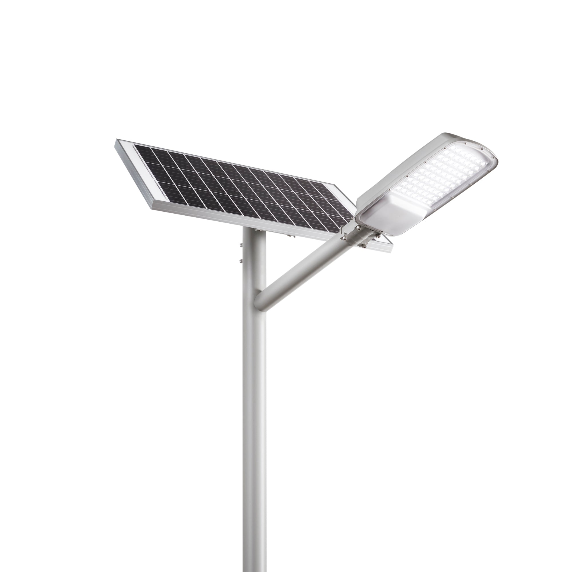 "Faro stradale RADIUS 30W con pannello solare 3000K"