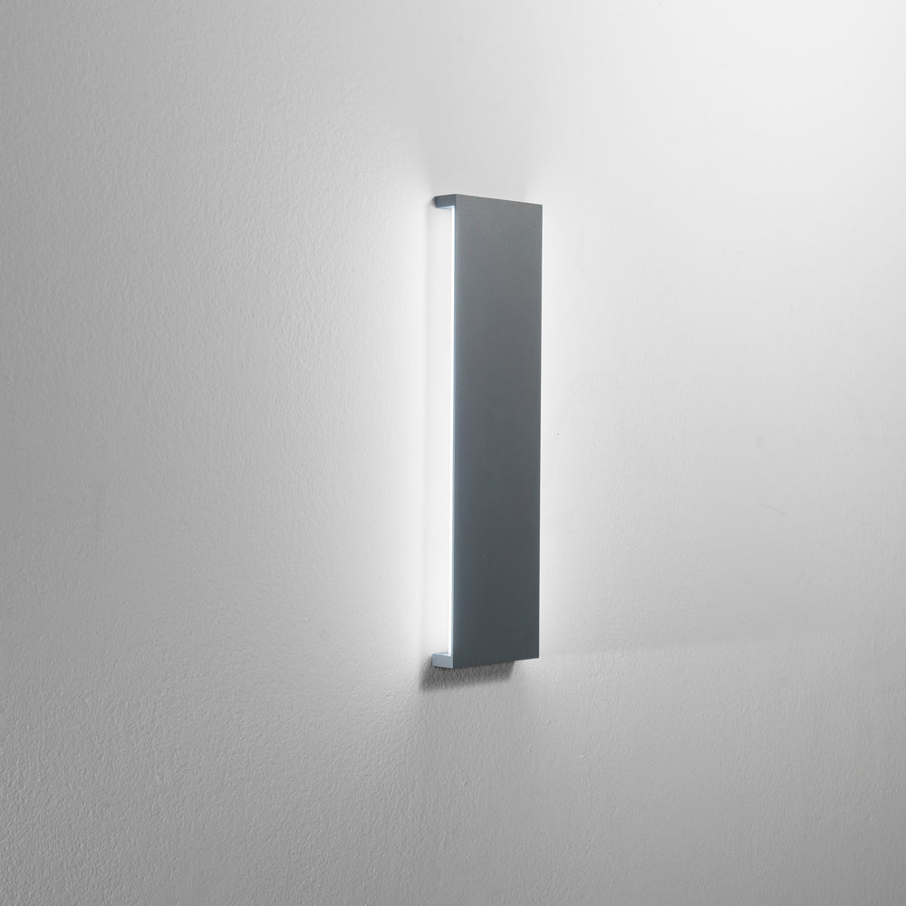 APPLIQUE BIEMISSIONE LED RIBBON ANTRACITE 2X6W 1600LM 4000K IP65 11,5X2,6X42CM
