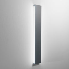 APPLIQUE BIEMISSIONE LED RIBBON ANTRACITE 2X10W 2600LM 4000K IP65 11,5X2,6X72CM