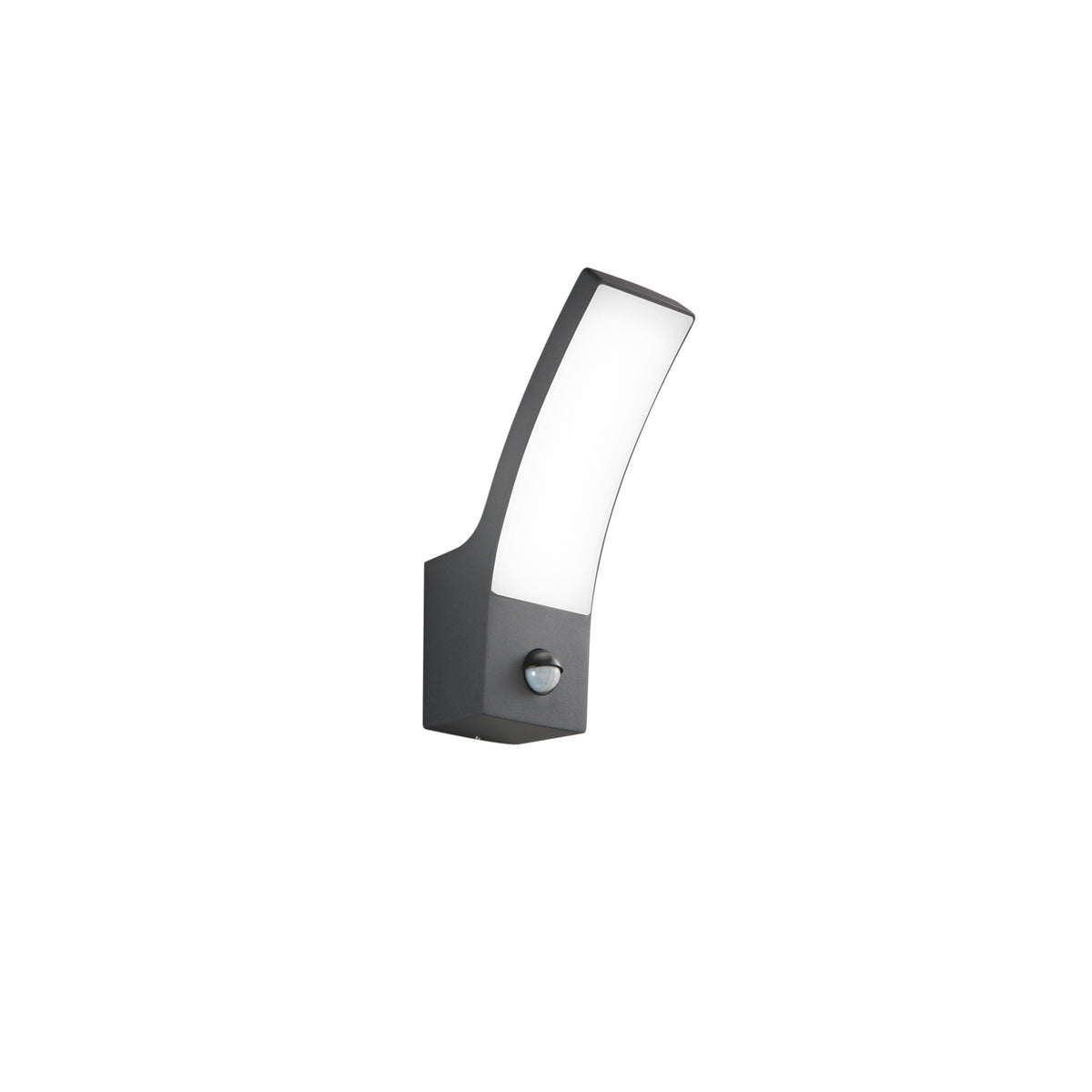 "Applique LED da esterno SAIL in alluminio antracite, CCT e sensore di movimento h  24.5 cm"