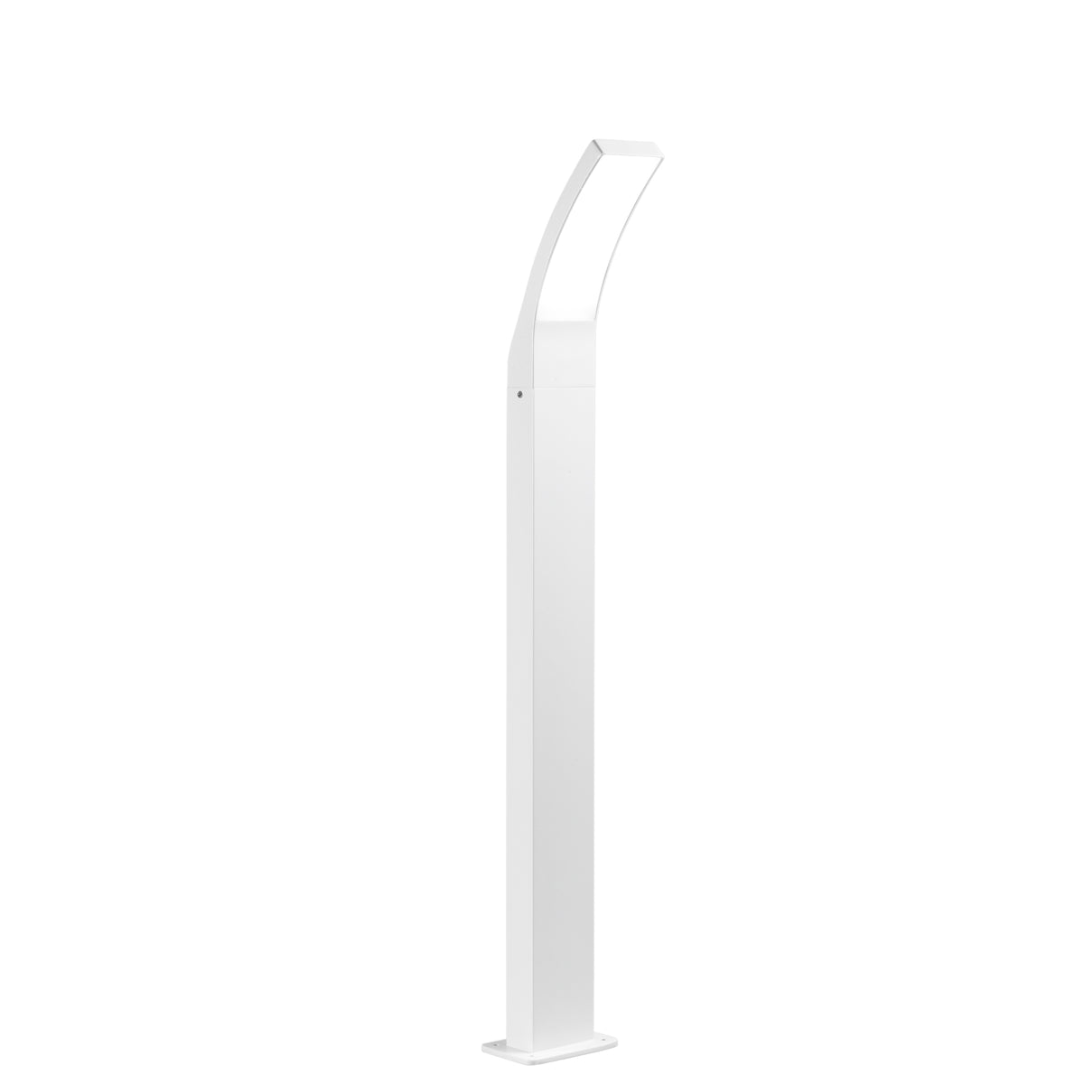 "Paletto da esterno LED SAIL in alluminio Bianco CCT  h 90 cm."