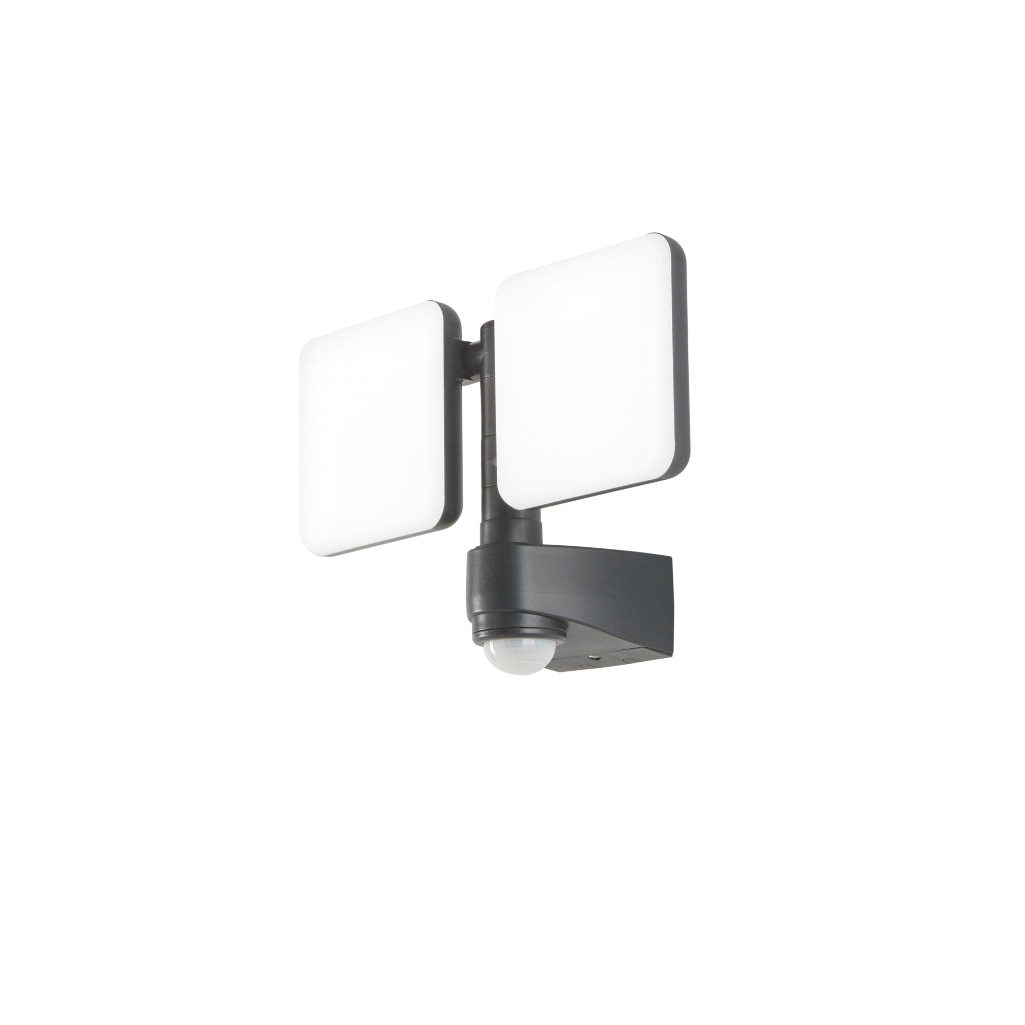 "Proiettore LED SAT 2x 10W 4000K con sensore di movimento e crepuscolare"