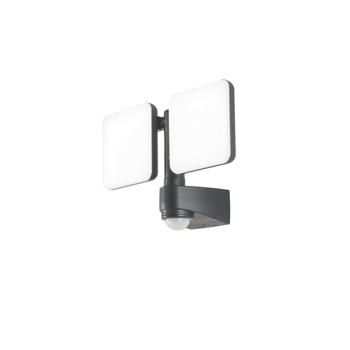 "Proiettore LED SAT 2x 10W 4000K con sensore di movimento e crepuscolare"