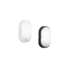 PLAFONIERA LED SENSITIVE BIANCA 14W 1000LM 3000K IP54 CON SENSORE 11,9X6,05X21,2CM