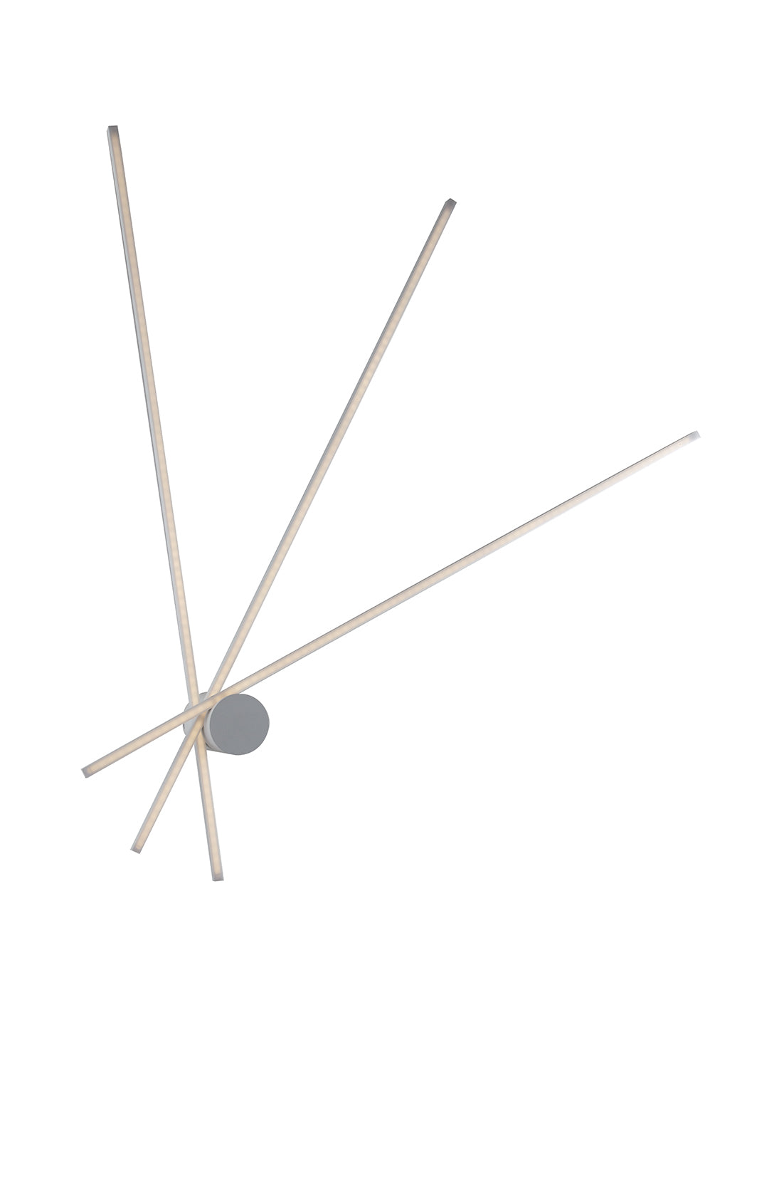 "Plafoniera LED SHANGHAI 3 punti luce in alluminio bianco 4000K (Luce naturale)"