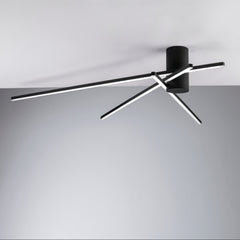 PLAFONIERA LED SHANGHAI NERA 27W 3750LM 3000K 92X100X14,5CM