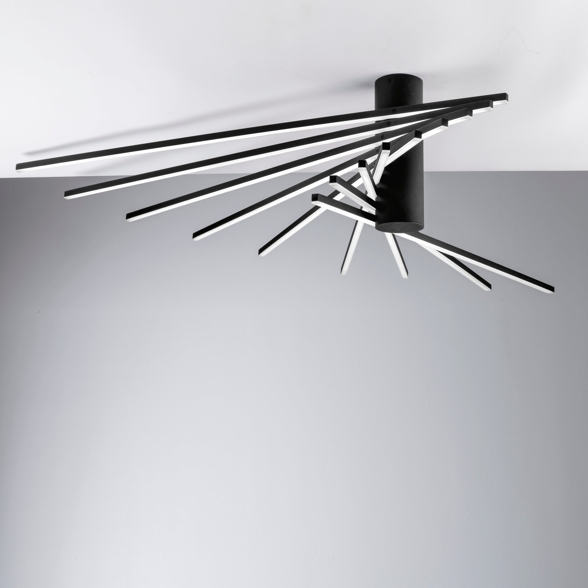 PLAFONIERA LED SHANGHAI NERA 66W 9450LM 3000K 120X100X25CM