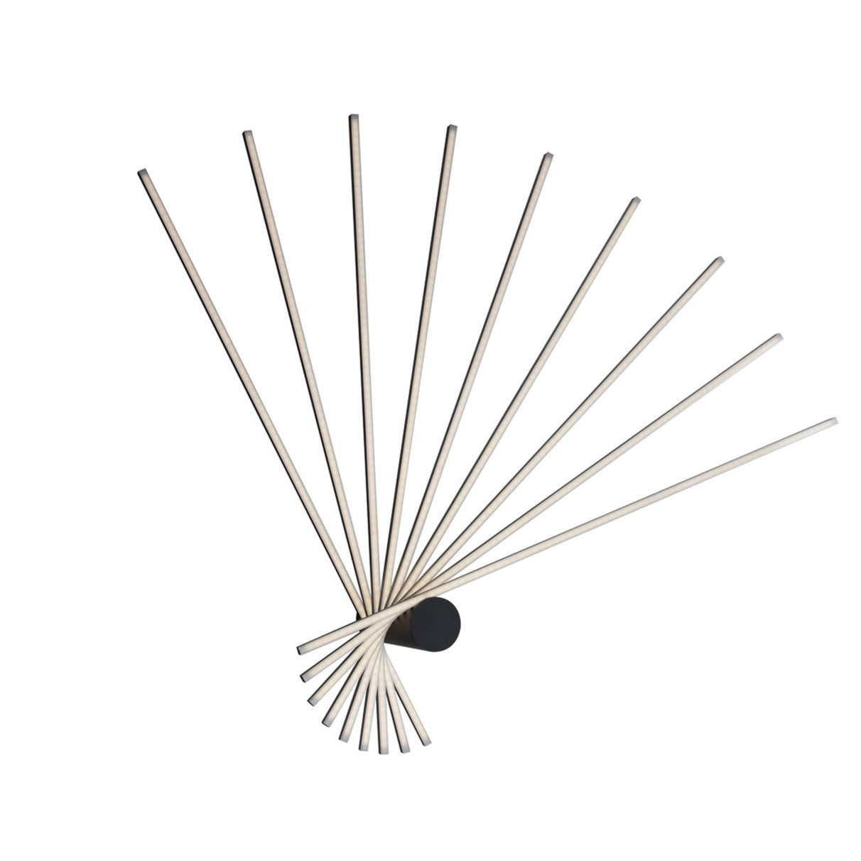 "Plafoniera LED SHANGHAI 9 punti luce in alluminio nero 4000K (Luce naturale)"
