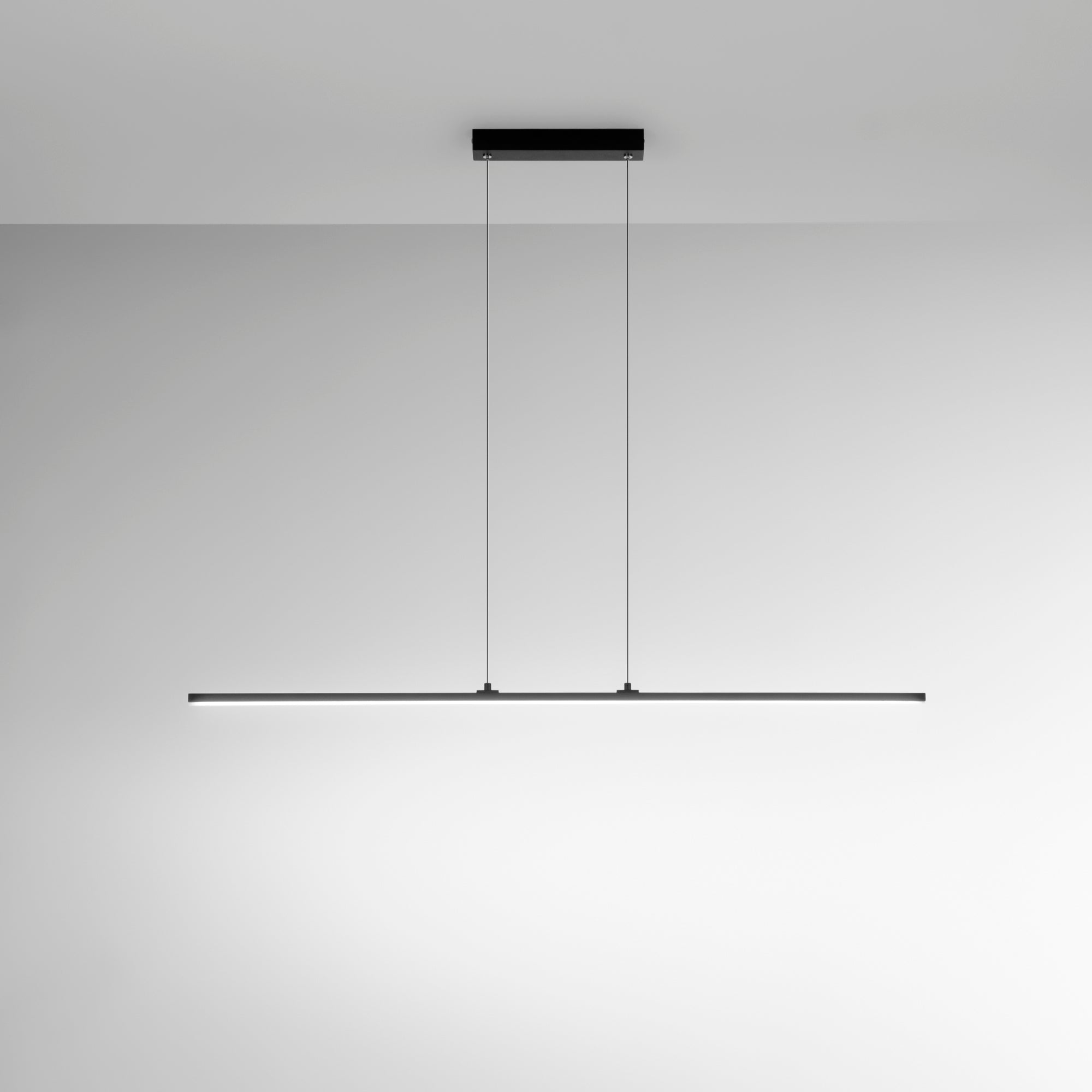 SOSPENSIONE LED SHANGHAI NERA 29W 3250LM 3000K 100X1,2X150CM