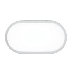 PLAFONIERA LED SHELLY BIANCA OVALE 20W 2500LM CCT IP65 17,6X8X27,1CM