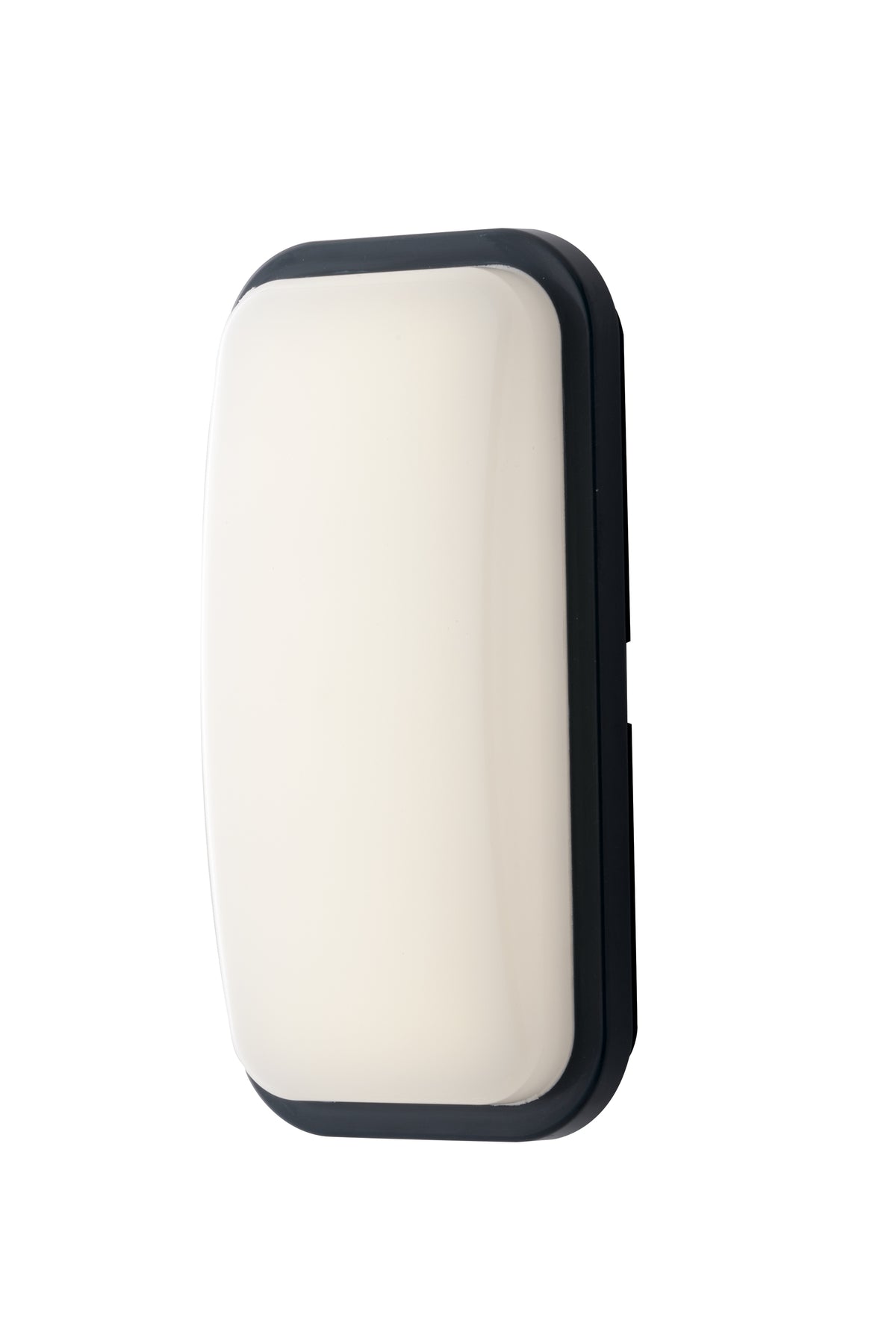 "Plafoniera da esterno LED SHELLY rettangolare antracite 20W 4000K  con sensore di movimento