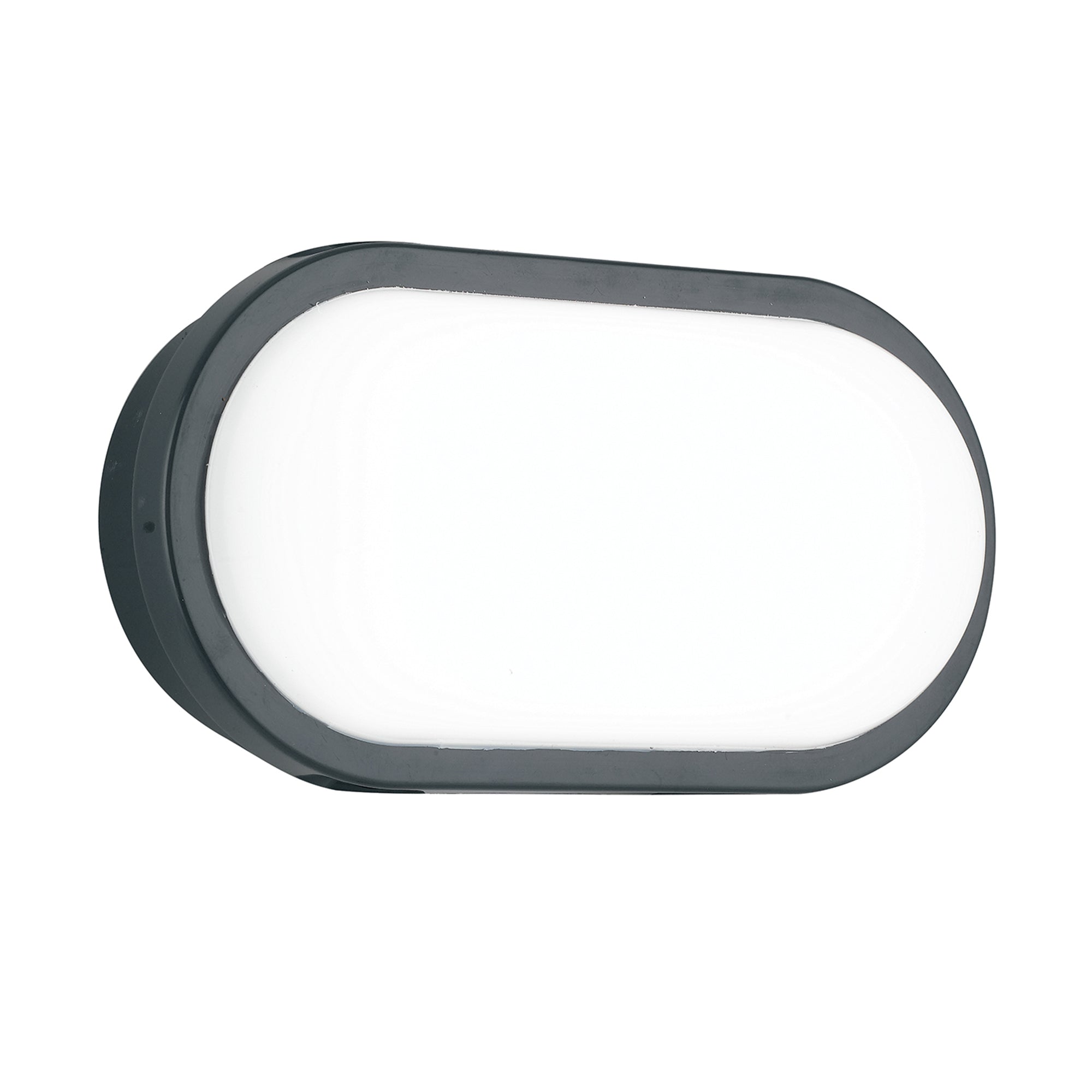 "Plafoniera da esterno LED SHELLY ovale antracite 15W con CCT