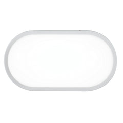 "Plafoniera da esterno LED SHELLY ovale bianca 15W con CCT