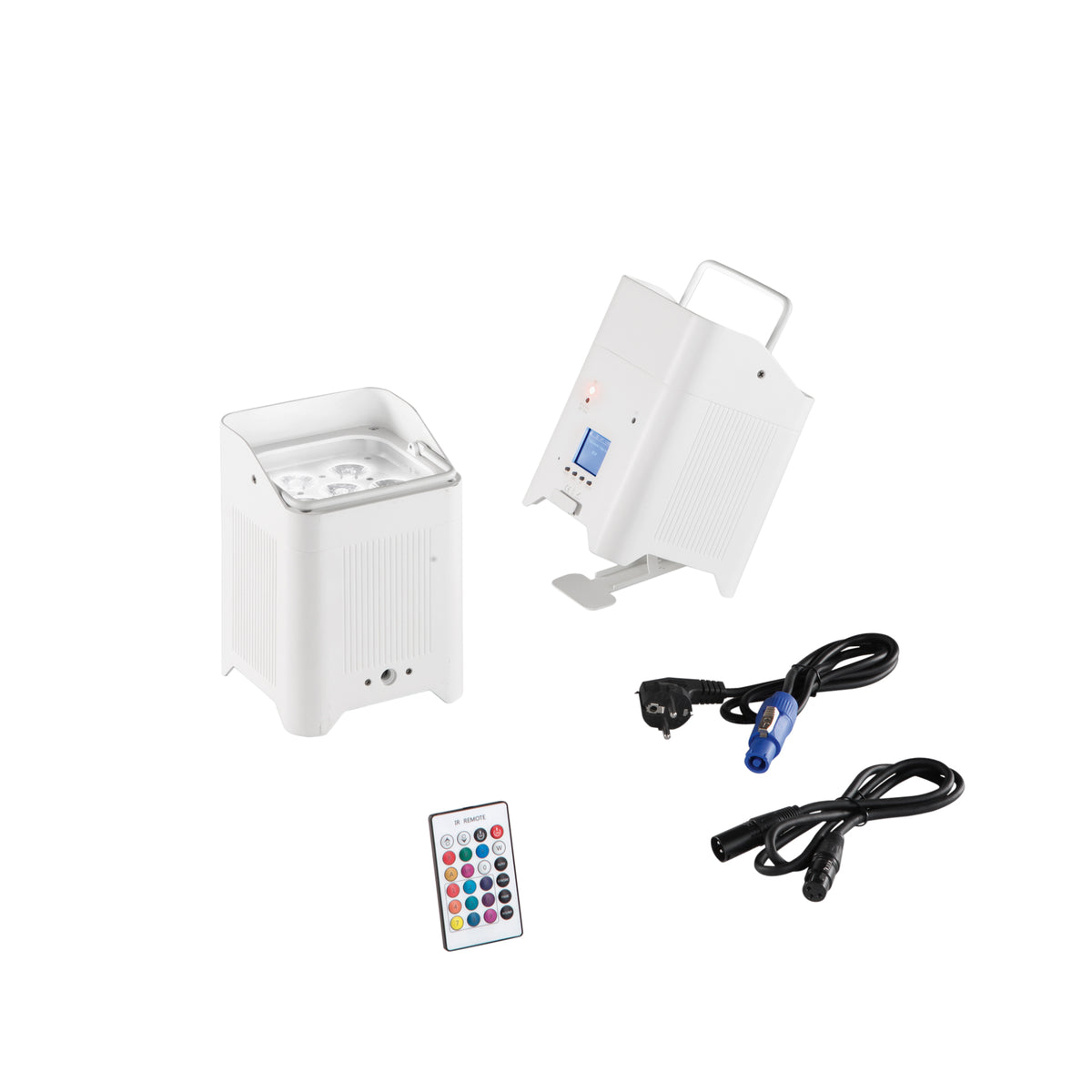 "Proiettore LED SHOW ricaricabile 6x18W RGBW + UV con Wi-Fi"