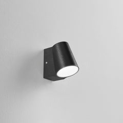 APPLIQUE LED SINTESI NERA 6W 400LM 4000K IP44 7,6X12X13CM