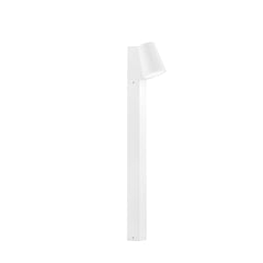 "Paletto LED SINTESI da esterno in alluminio bianco  4000K