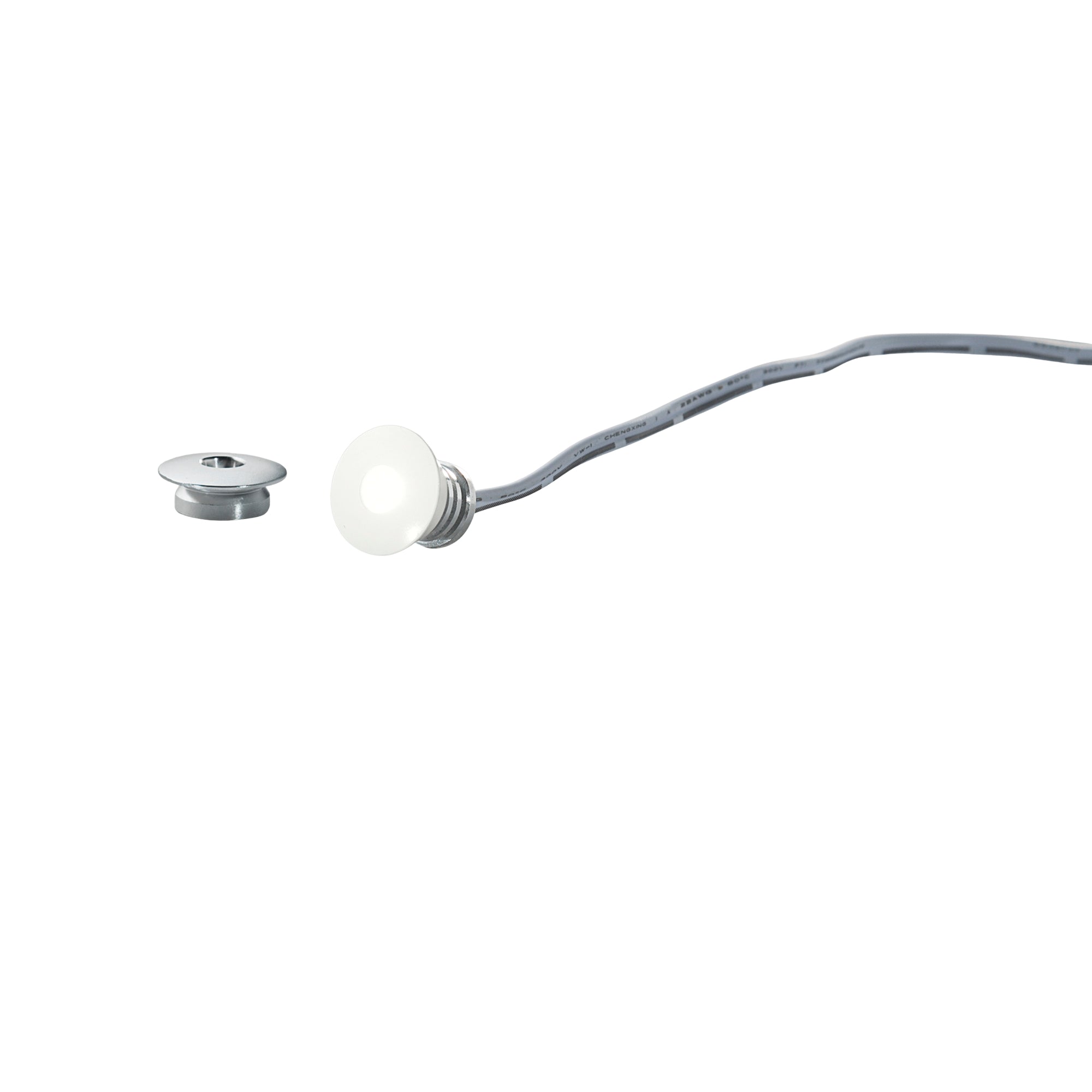 "Faretto ad incasso STARLIGHT bianco o argento in alluminio 4000K"