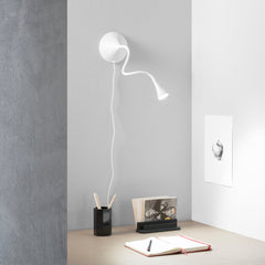 LAMPADA DA LETTURA LED NEWTON BIANCA 3,2W 300LM 4000K 13X13X51CM