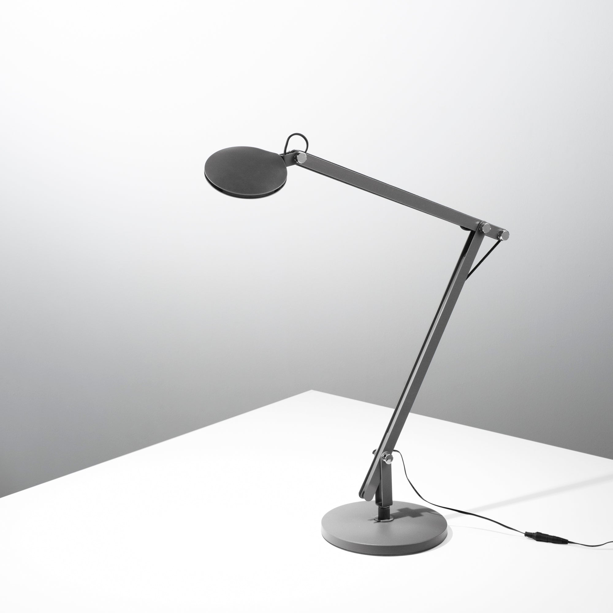 LAMPADA DA LETTURA LED LOCKE GRIGIA 6W 700LM 4000K 53X55CM
