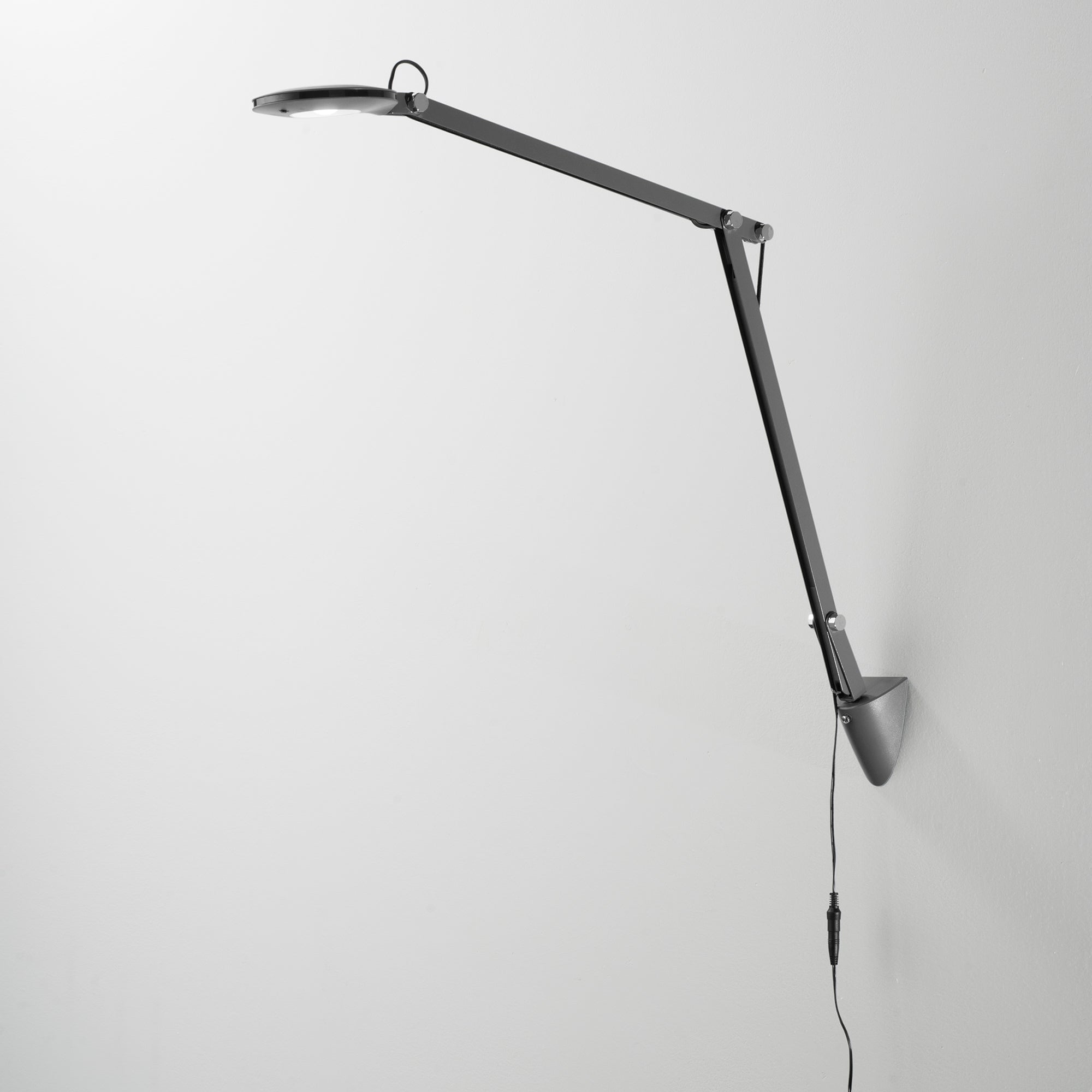 LAMPADA DA LETTURA LED LOCKE GRIGIA 6W 700LM 4000K 53X55CM