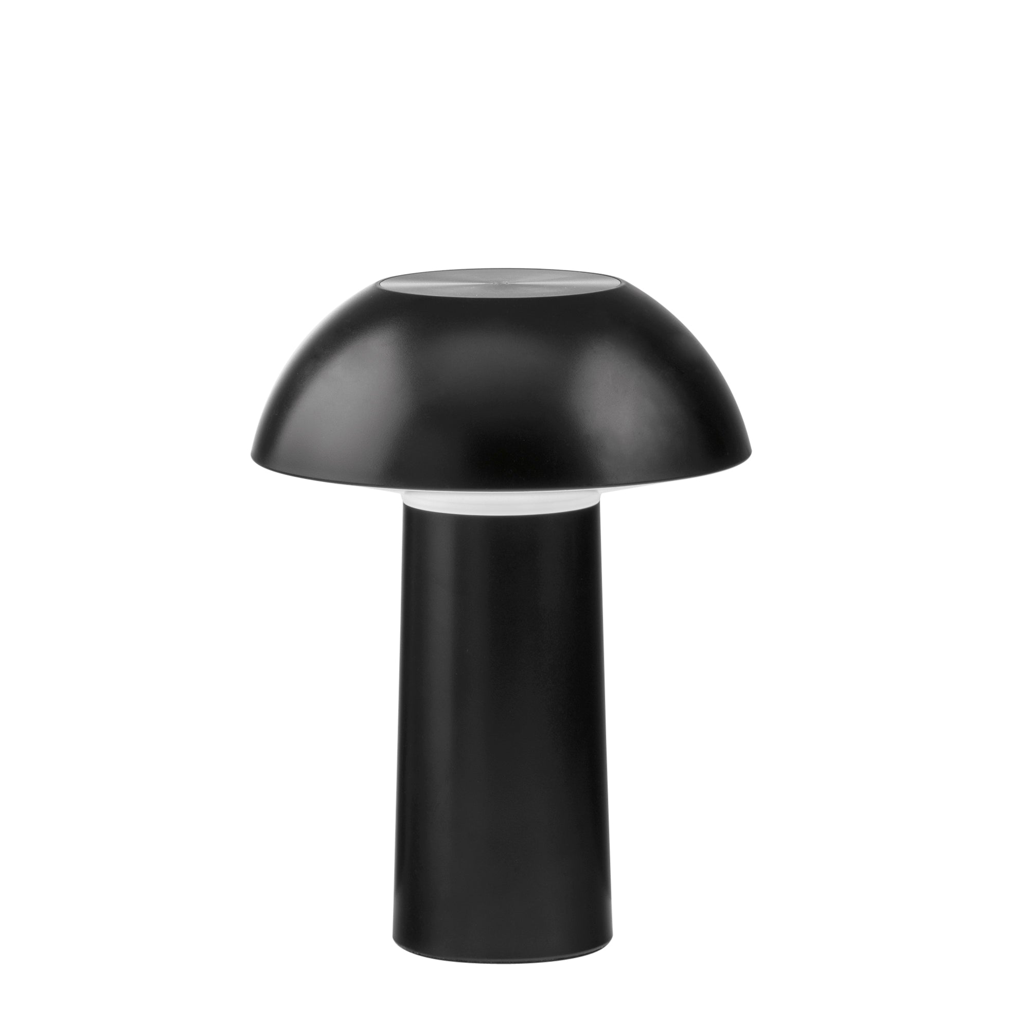 "Lampada da tavolo ricaricabile MIKES con touch dimmer e CCT - Nero