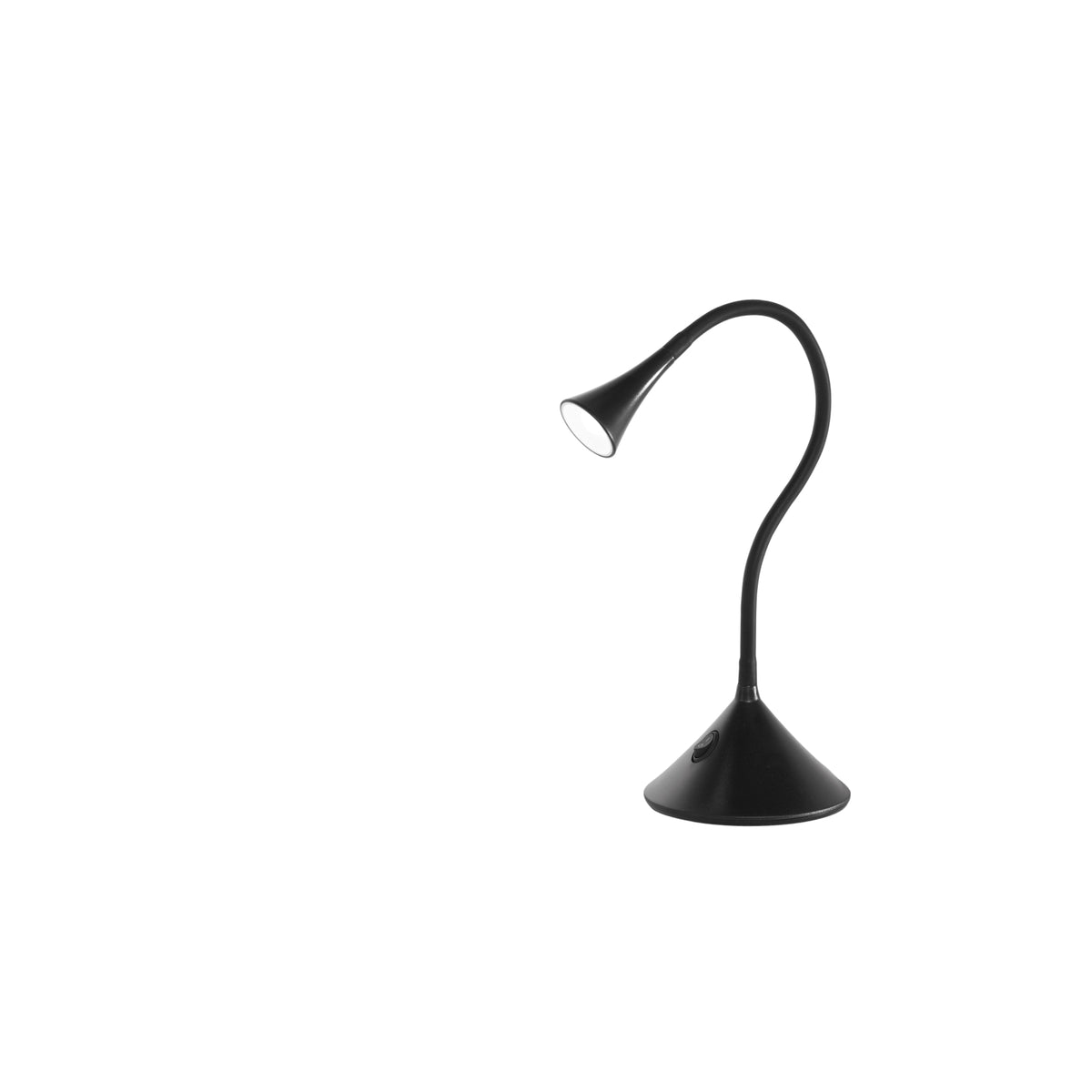 "Lampada da lettura LED NEWTON in metallo nero 4000K (luce naturale)"
