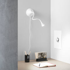 LAMPADA DA LETTURA LED NEWTON BIANCA 3,2W 300LM 4000K 13X13X51CM