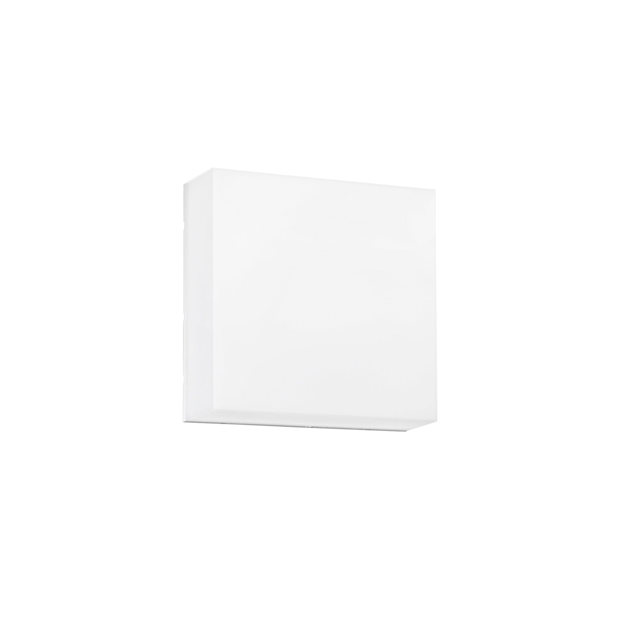 "Plafoniera da esterno LED TOGO quadrata bianca con interruttore CCT - 25 cm."