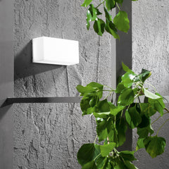 PLAFONIERA LED TOGO BIANCA RETTANGOLARE 8W 1000LM CCT IP65 20X7,5X10CM
