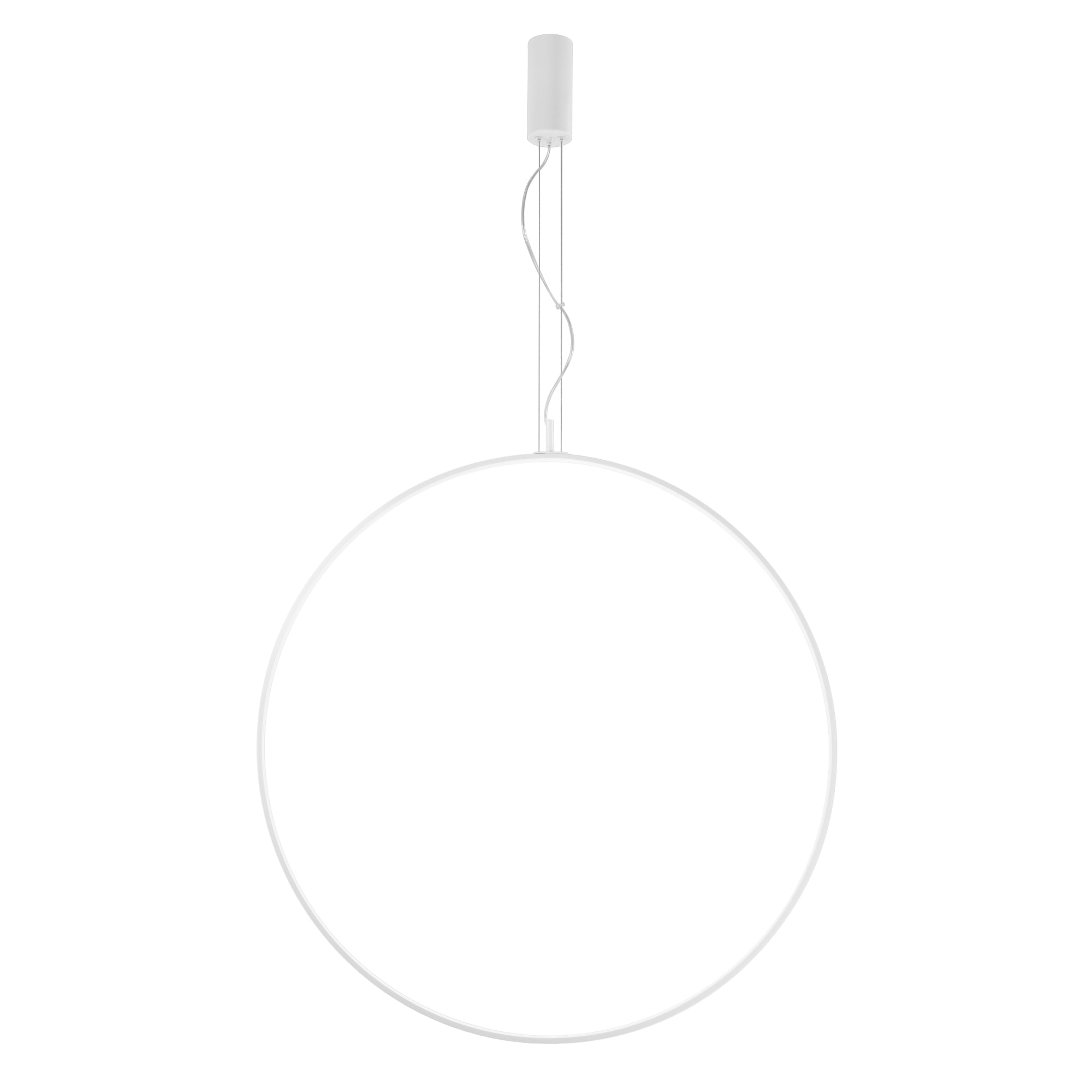 "Sospensione LED TOORX in alluminio bianco, CCT,  Ø 100 cm."