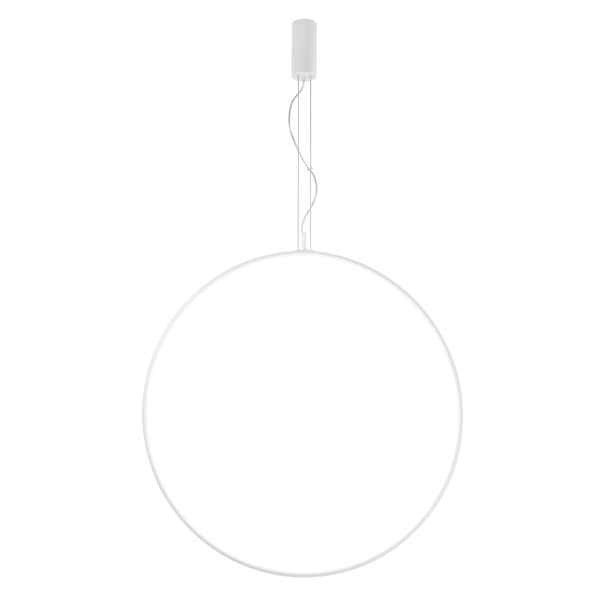 "Sospensione LED TOORX in alluminio bianco, CCT,  Ø 100 cm."