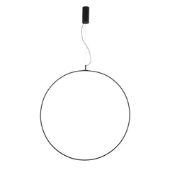 "Sospensione LED TOORX in alluminio nero, CCT,  Ø 100 cm."