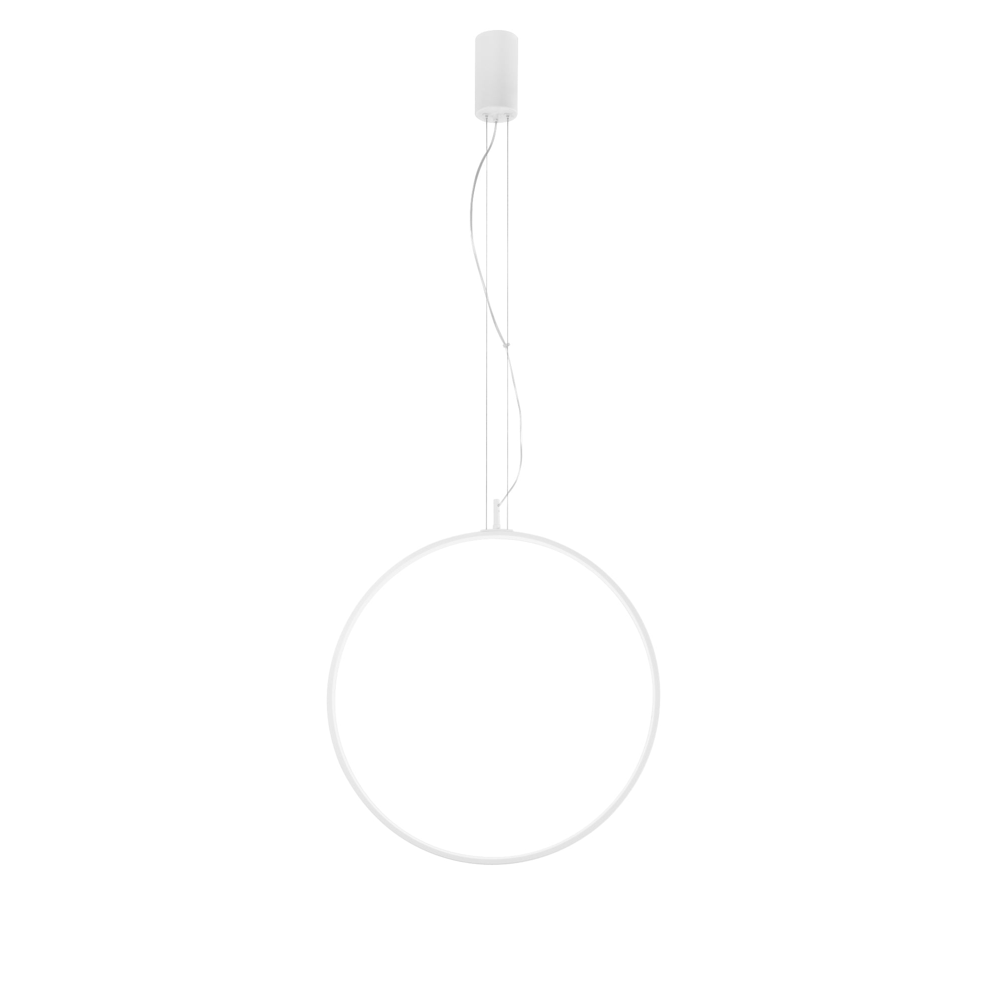 "Sospensione LED TOORX in alluminio bianco, CCT,  Ø 60 cm."