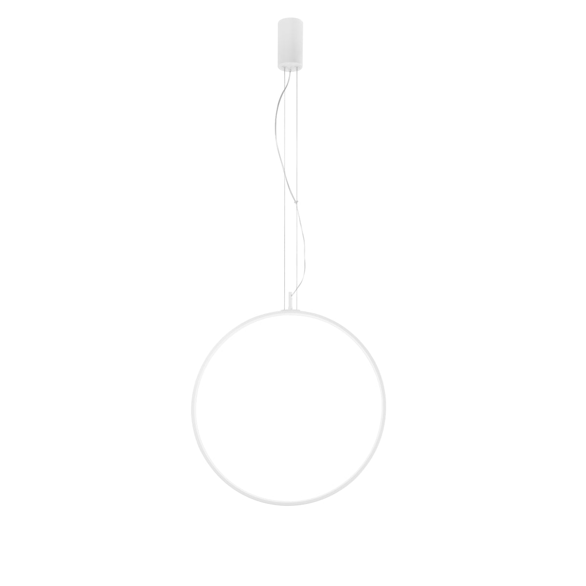 "Sospensione LED TOORX in alluminio bianco, CCT,  Ø 60 cm."