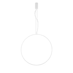 "Sospensione LED TOORX in alluminio bianco, CCT,  Ø 80 cm."