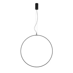 "Sospensione LED TOORX in alluminio nero, CCT,  Ø 80 cm."
