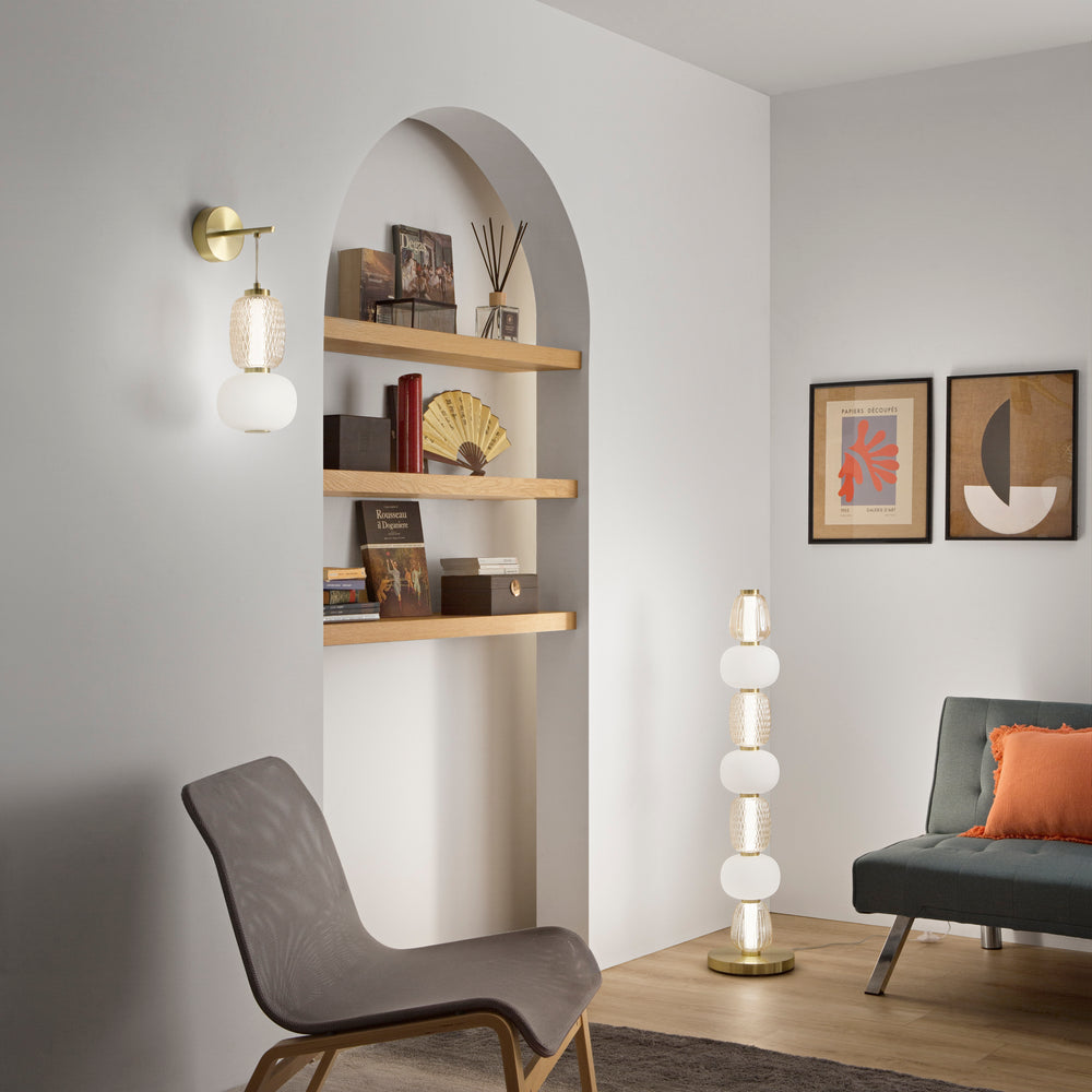 APPLIQUE LED TOTEM ORO 18W 2000LM 3000K 22X55CM