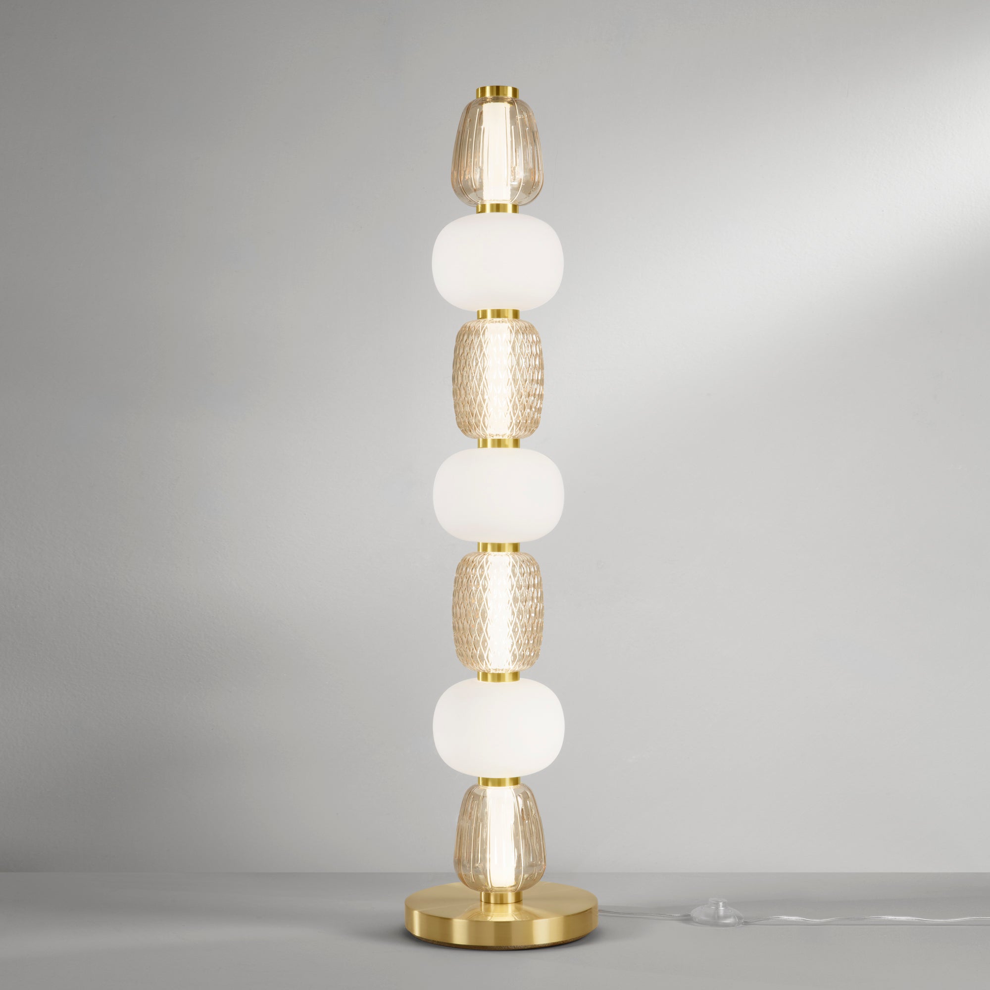 PIANTANA LED TOTEM ORO 42W 4500LM 3000K 25X108,8CM