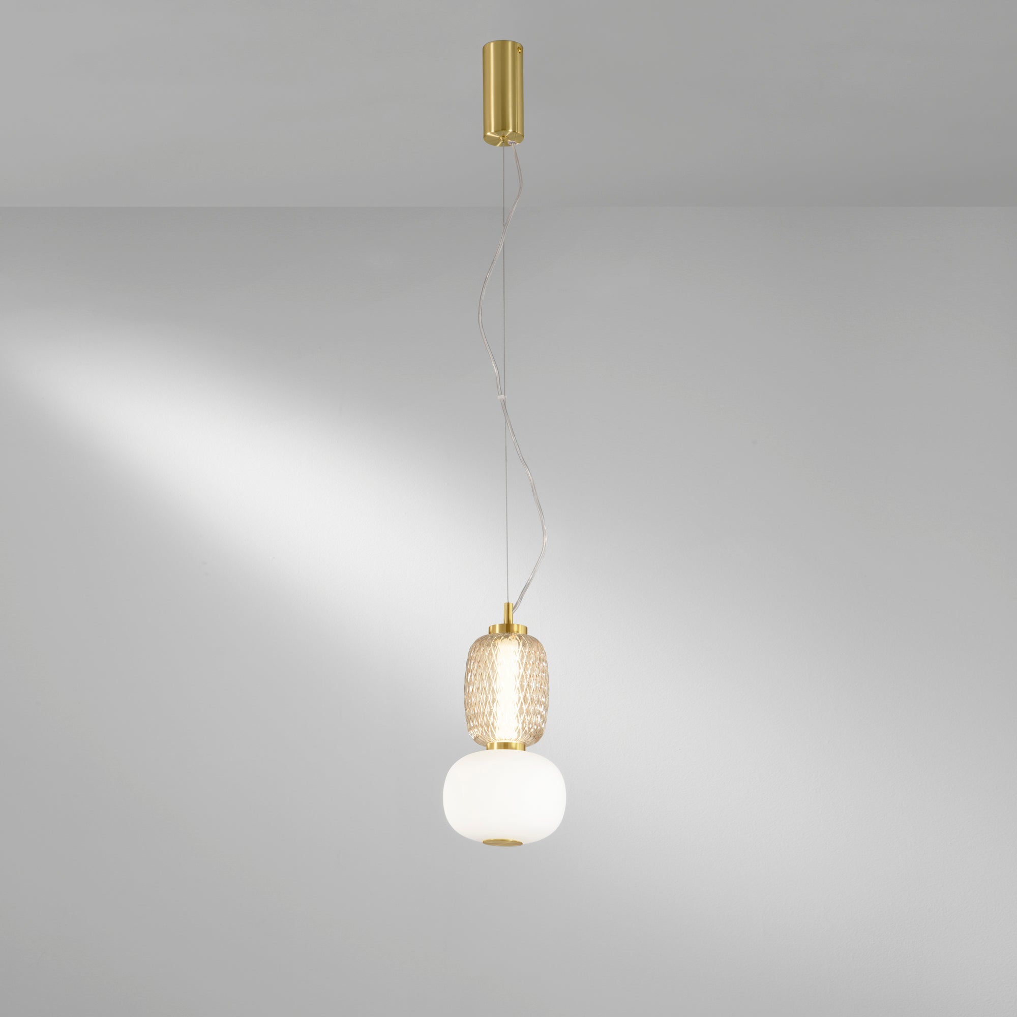 SOSPENSIONE LED TOTEM ORO 18W 2000LM 3000K 17X196,5CM
