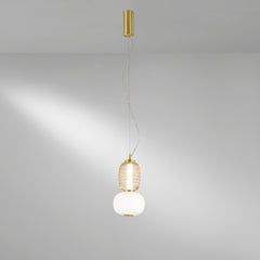 SOSPENSIONE LED TOTEM ORO 18W 2000LM 3000K 17X196,5CM