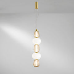SOSPENSIONE LED TOTEM ORO 36W 3800LM 3000K 17X241CM