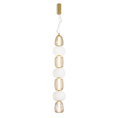 SOSPENSIONE LED TOTEM ORO 42W 4500LM 3000K 17X163CM
