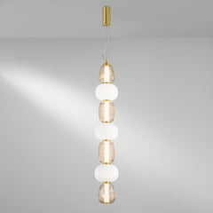 SOSPENSIONE LED TOTEM ORO 42W 4500LM 3000K 17X163CM