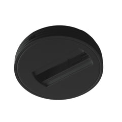 Base tonda per faro adattatore trifase nera