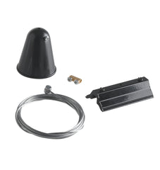 Sistema sospensione 300 cm per binari nero