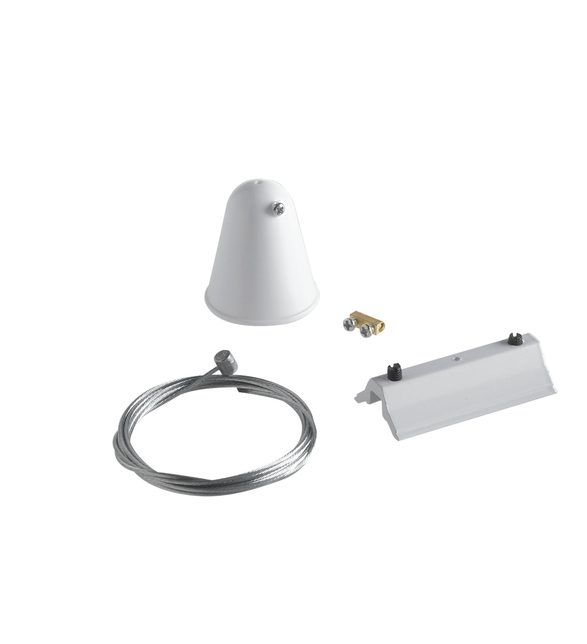 Sistema sospensione 300 cm per binari bianco